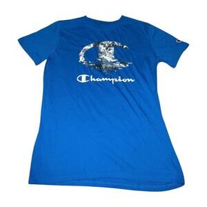 Champion Blue Short Sleeve Tee Size XL